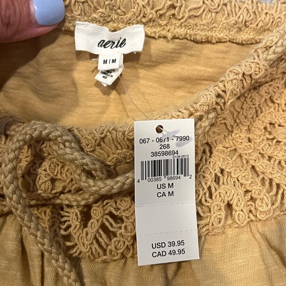 NWT - Aerie Flirty Crochet Shorts - Super cite crochet waistband -Size M… - Picture 13 of 14